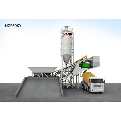 XCMG  HZS60KY Mobile concrete batching plant batching plant